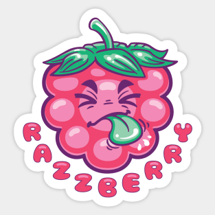 Razzberry Sticker